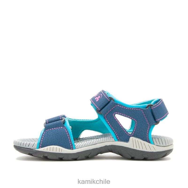 azul marino claro sandalias RJT4Z266 Kamik niños langosta 2