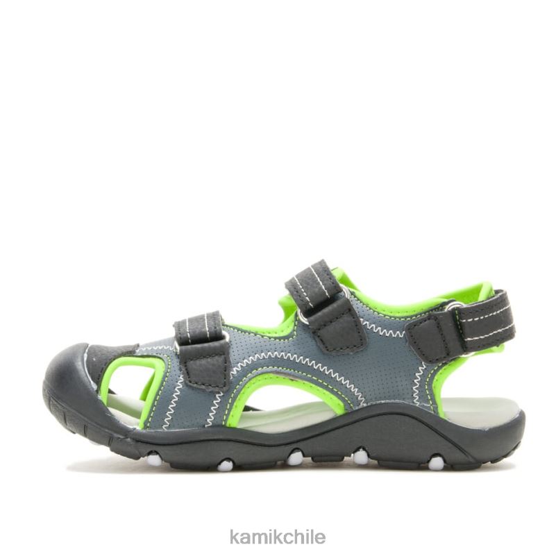 carbón sandalias RJT4Z243 Kamik niños tortuga marina 2