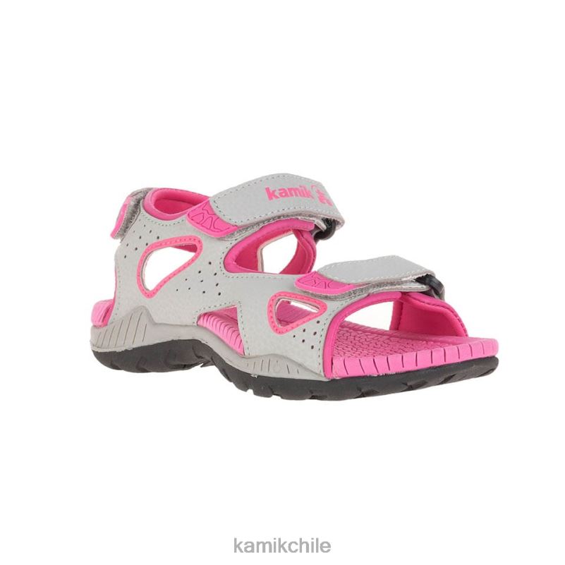 gris/rosa sandalias RJT4Z264 Kamik niños langosta 2