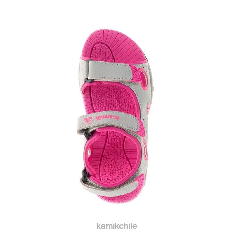gris/rosa sandalias RJT4Z264 Kamik niños langosta 2