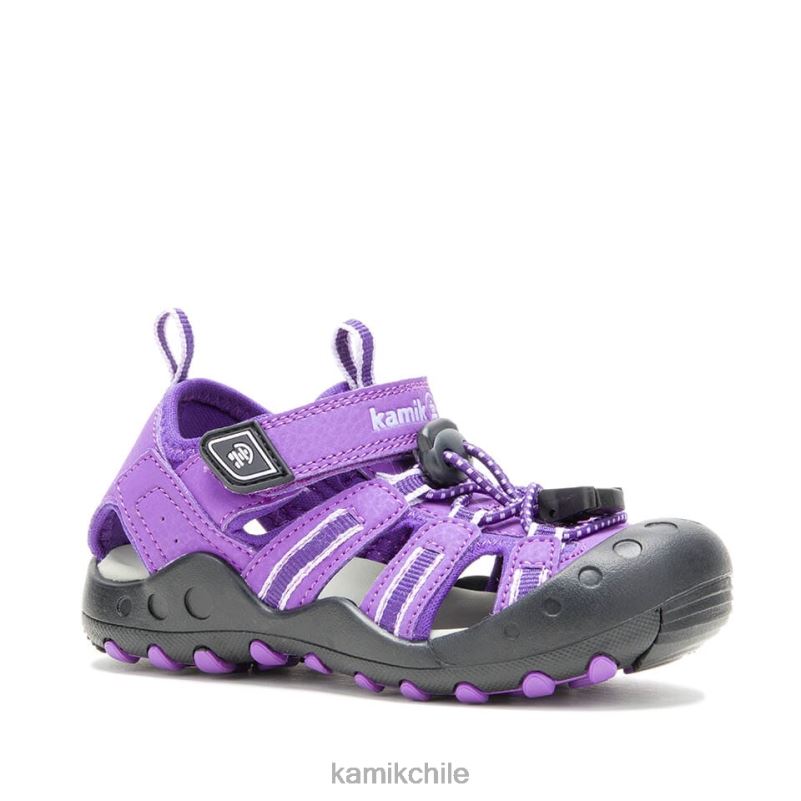 morado/orquídea sandalias RJT4Z240 Kamik niños cangrejo