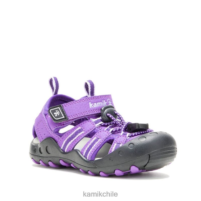 morado/orquídea sandalias RJT4Z240 Kamik niños cangrejo