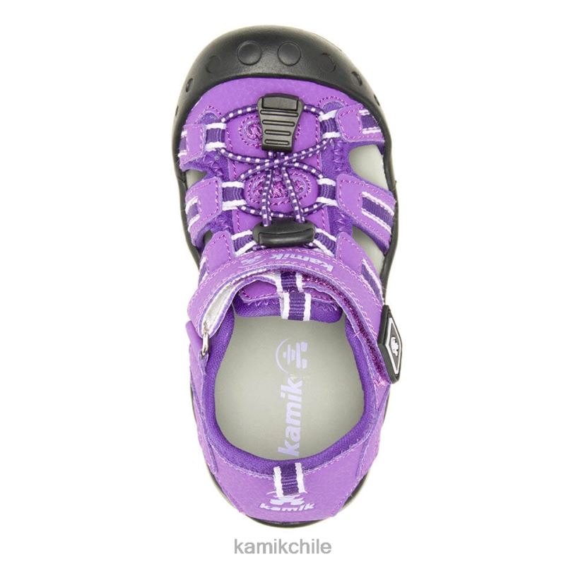 morado/orquídea sandalias RJT4Z240 Kamik niños cangrejo