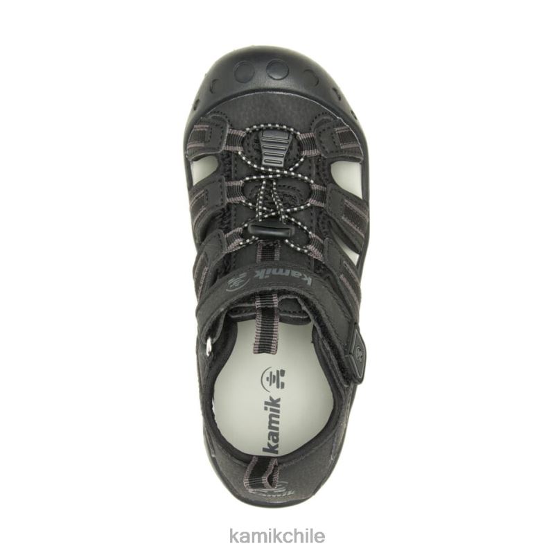 negro sandalias RJT4Z237 Kamik niños cangrejo