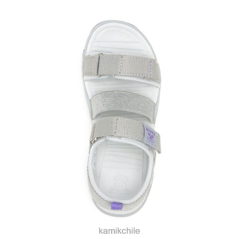 plata sandalias RJT4Z253 Kamik niños costa