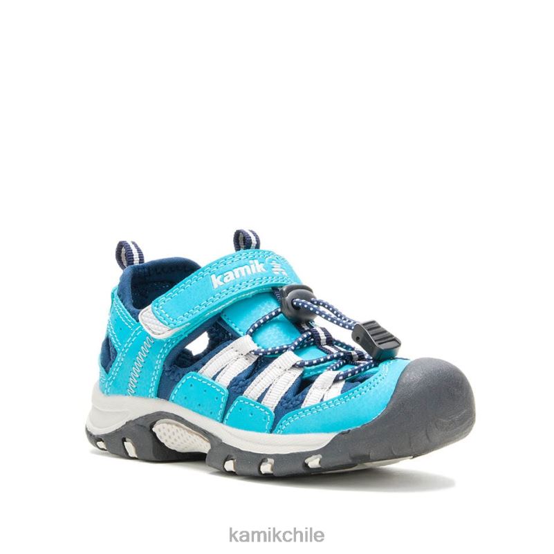 verde azulado sandalias RJT4Z258 Kamik niños gato montés