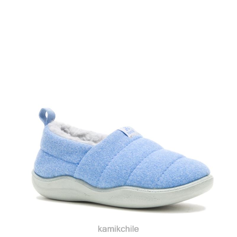 azul claro zapatillas RJT4Z350 Kamik niños chalet acogedor