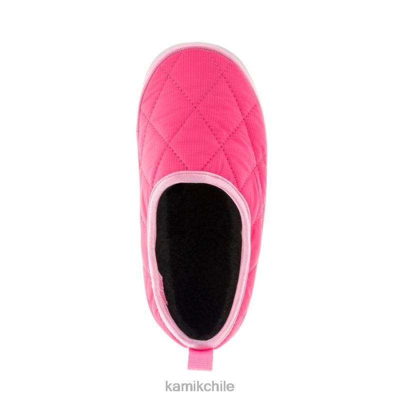 fucsia zapatillas RJT4Z359 Kamik niños hinchado