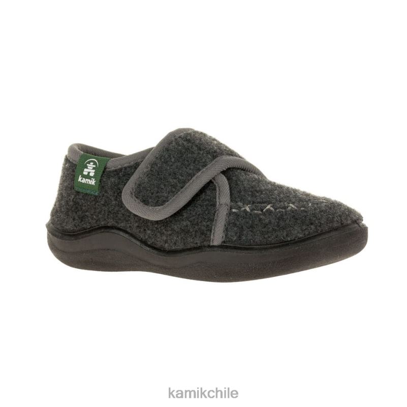 negro/carbón zapatillas RJT4Z355 Kamik niños acogedorlodge