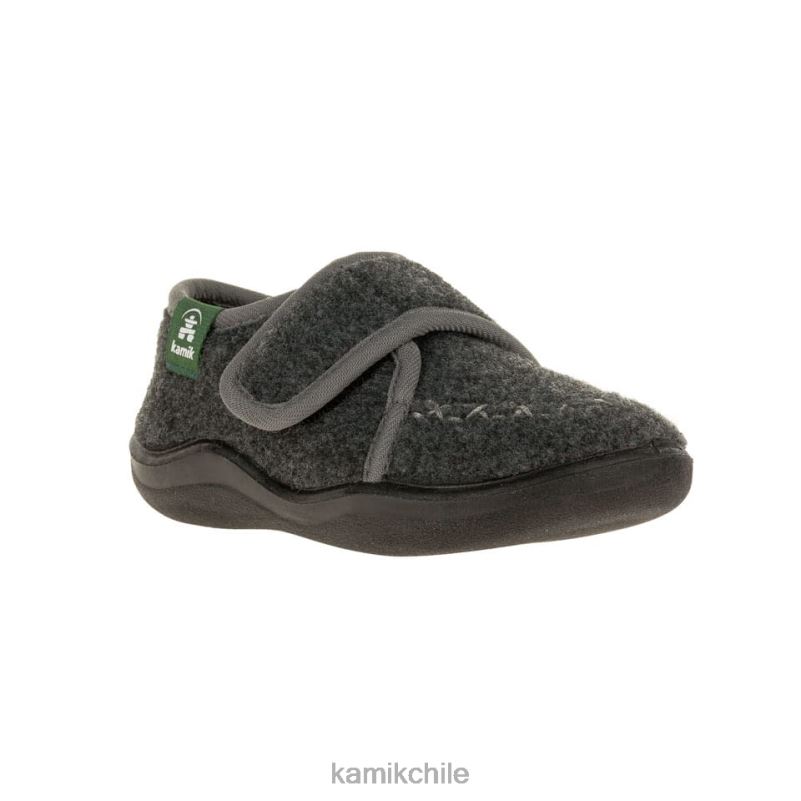 negro/carbón zapatillas RJT4Z355 Kamik niños acogedorlodge