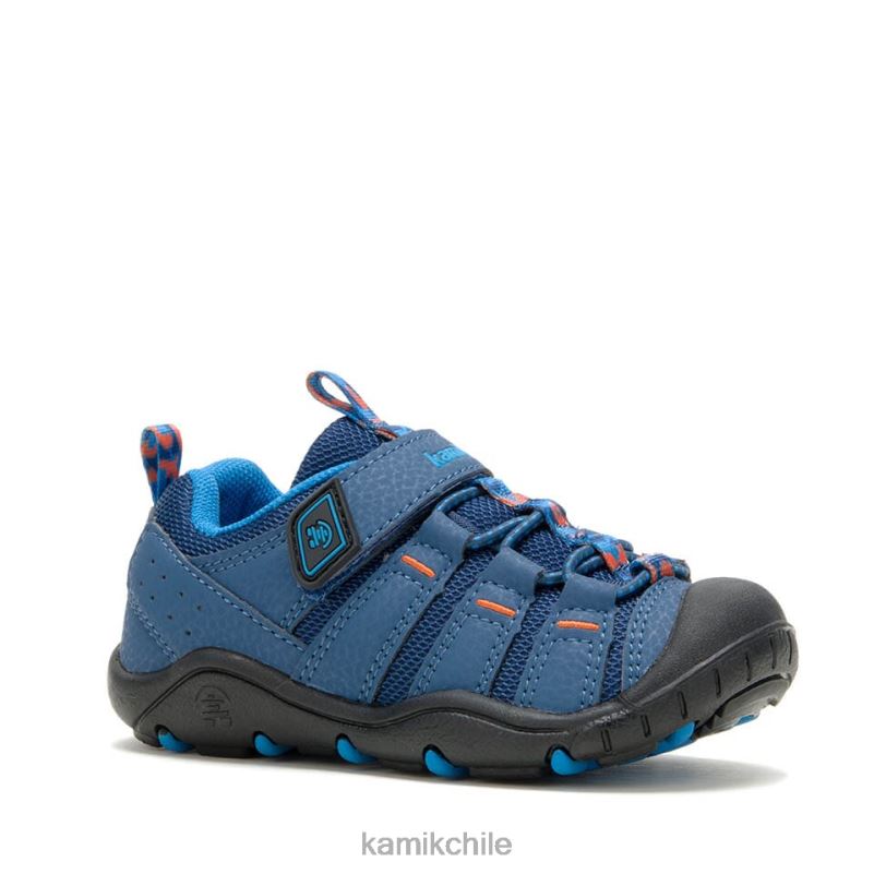 azul marino claro zapatos RJT4Z183 Kamik niños rápidos