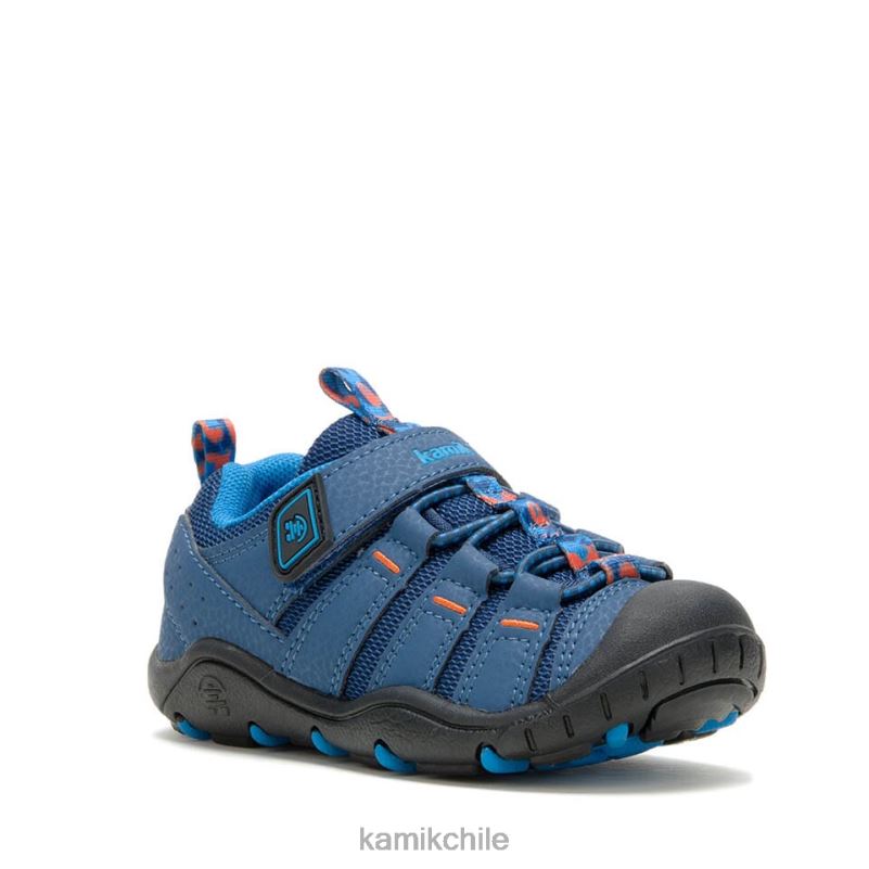 azul marino claro zapatos RJT4Z183 Kamik niños rápidos