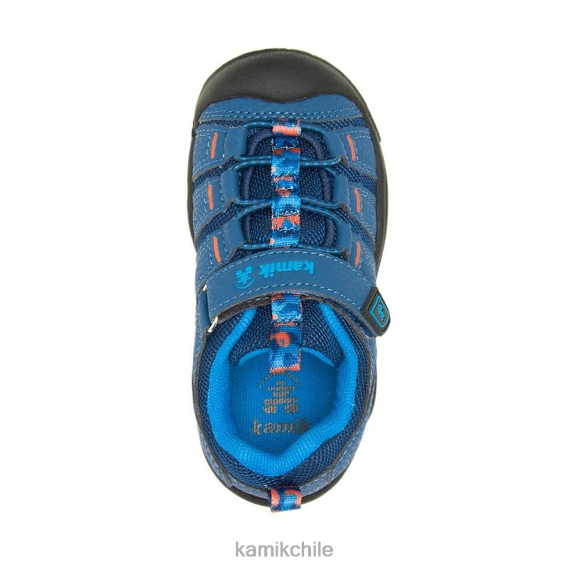 azul marino claro zapatos RJT4Z183 Kamik niños rápidos