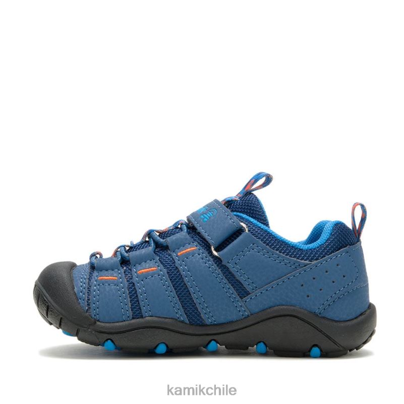 azul marino claro zapatos RJT4Z183 Kamik niños rápidos
