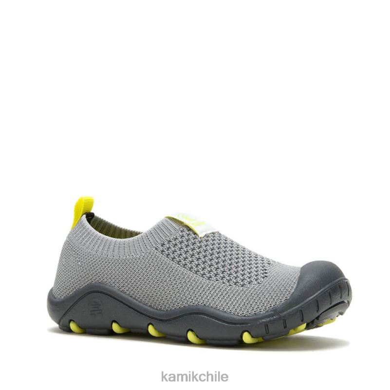 gris oscuro zapatos RJT4Z179 Kamik niños grada