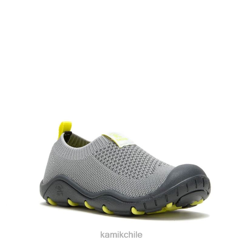 gris oscuro zapatos RJT4Z179 Kamik niños grada