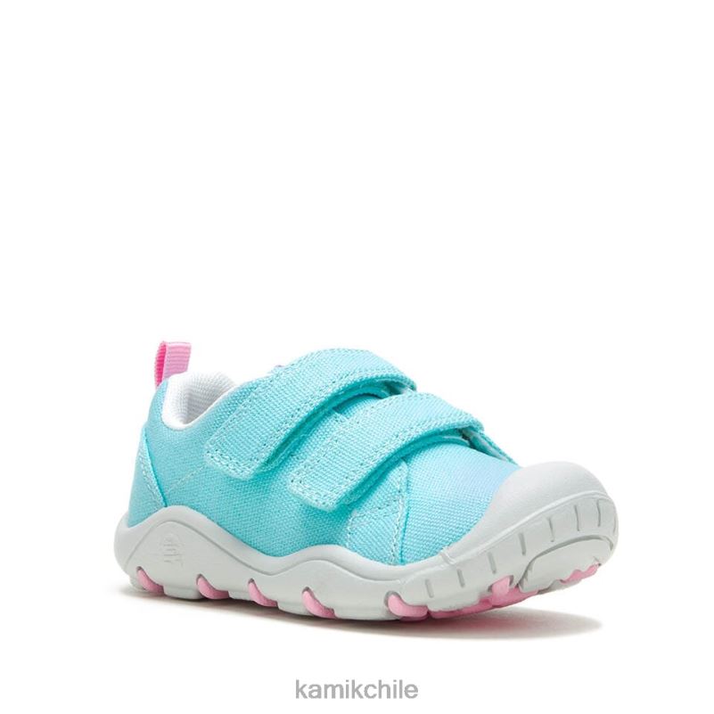 verde azulado zapatos RJT4Z177 Kamik niños camden
