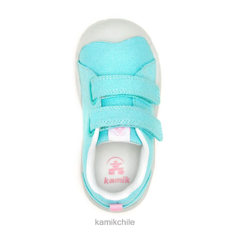 verde azulado zapatos RJT4Z177 Kamik niños camden