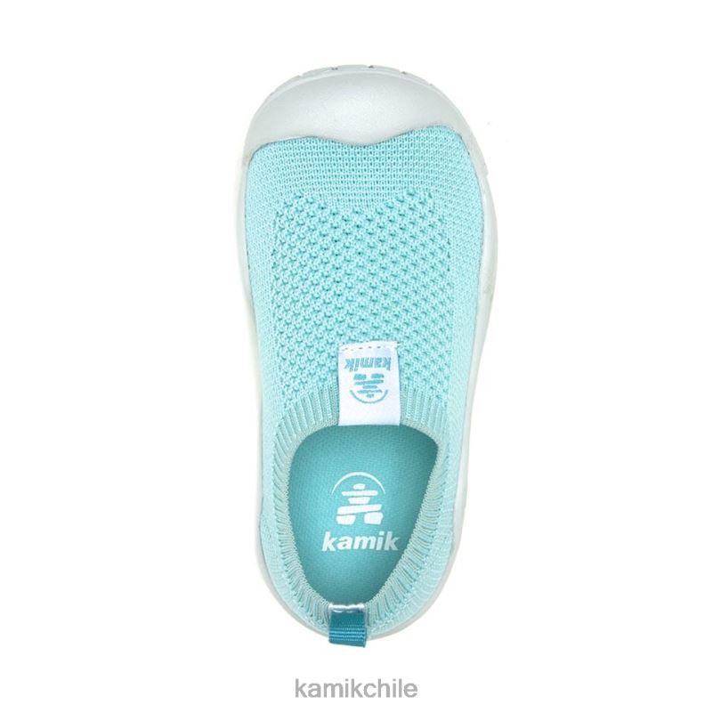 verde azulado zapatos RJT4Z181 Kamik niños grada