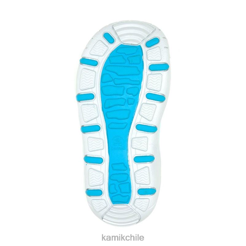 verde azulado zapatos RJT4Z181 Kamik niños grada