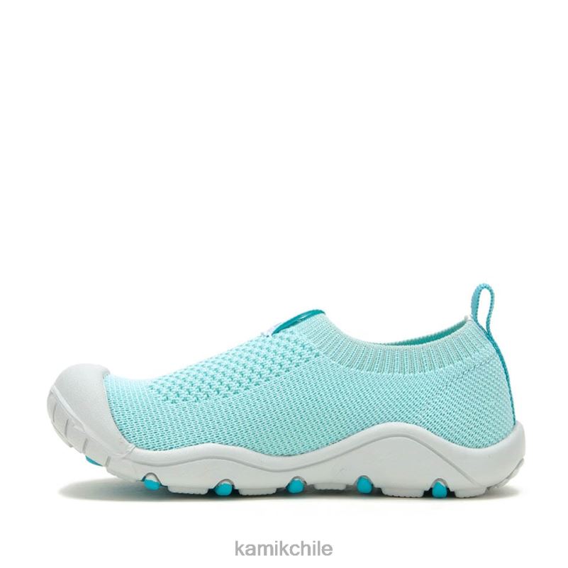 verde azulado zapatos RJT4Z181 Kamik niños grada